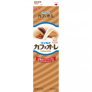 マイルドカフェオーレ 1000ml 展開図